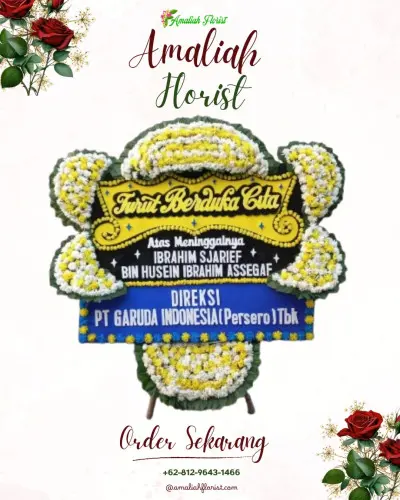 Papan Bunga Duka di Singosaren