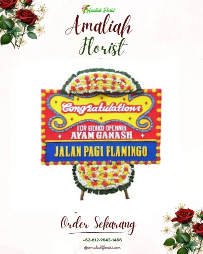 Bunga Papan Congratulation di Singosaren